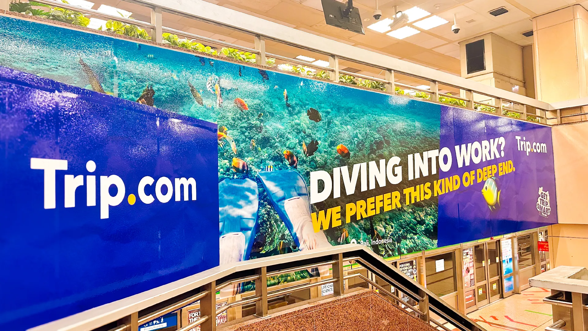 Trip smart OOH placement in a Singapore business district