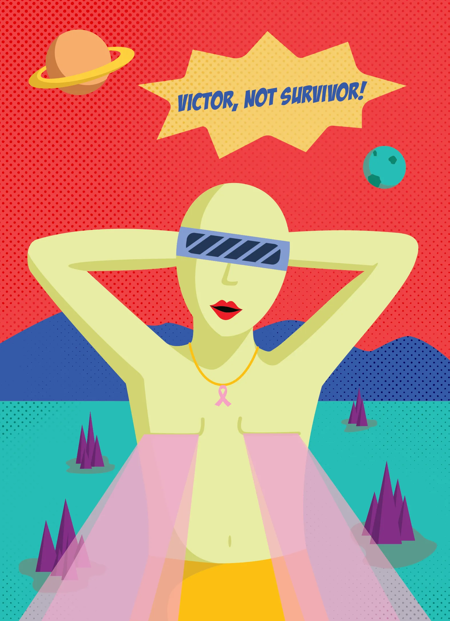 Breast Cancer Foundation Postcard