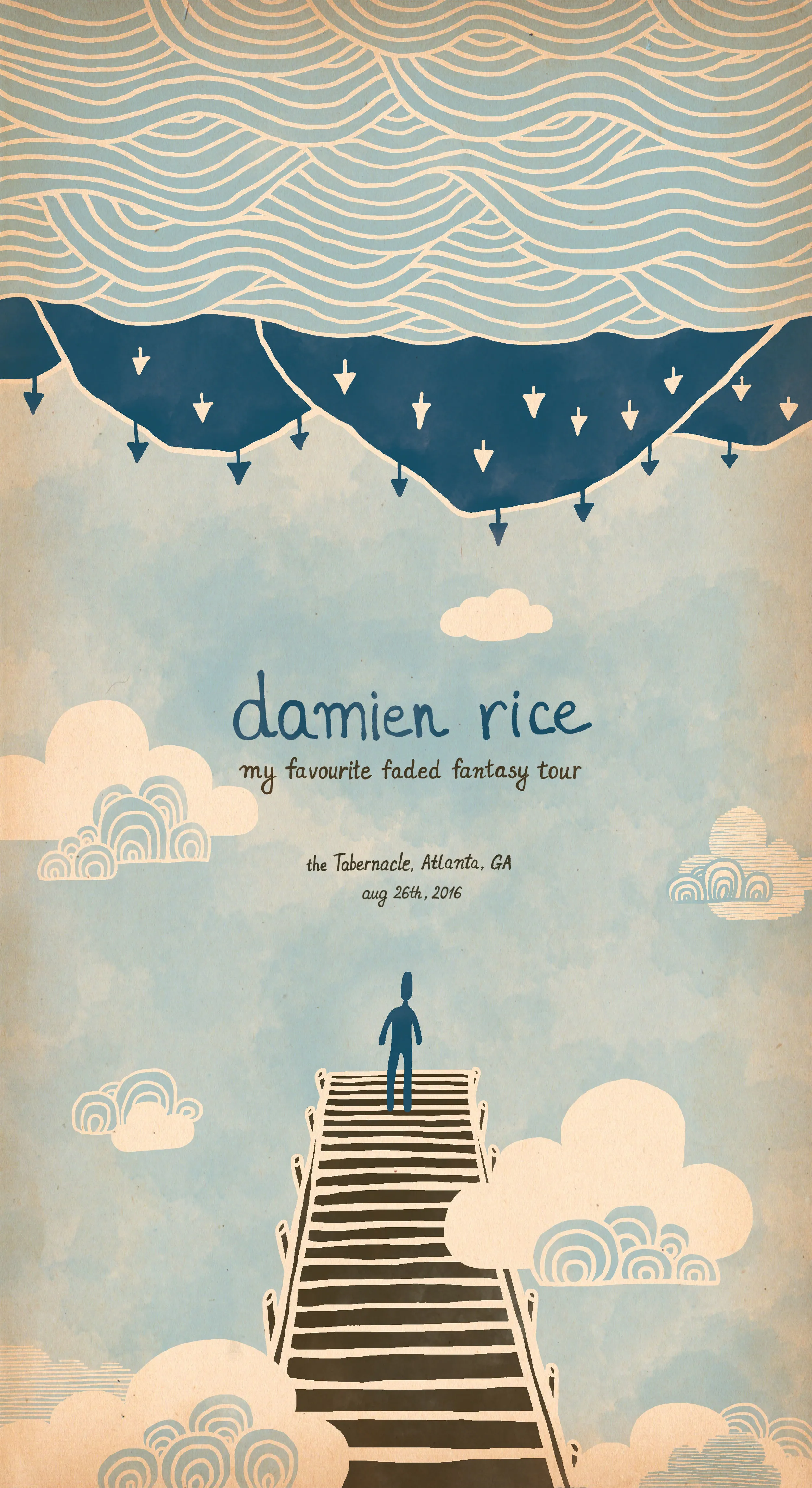 Damien Rice Concert Tour Poster