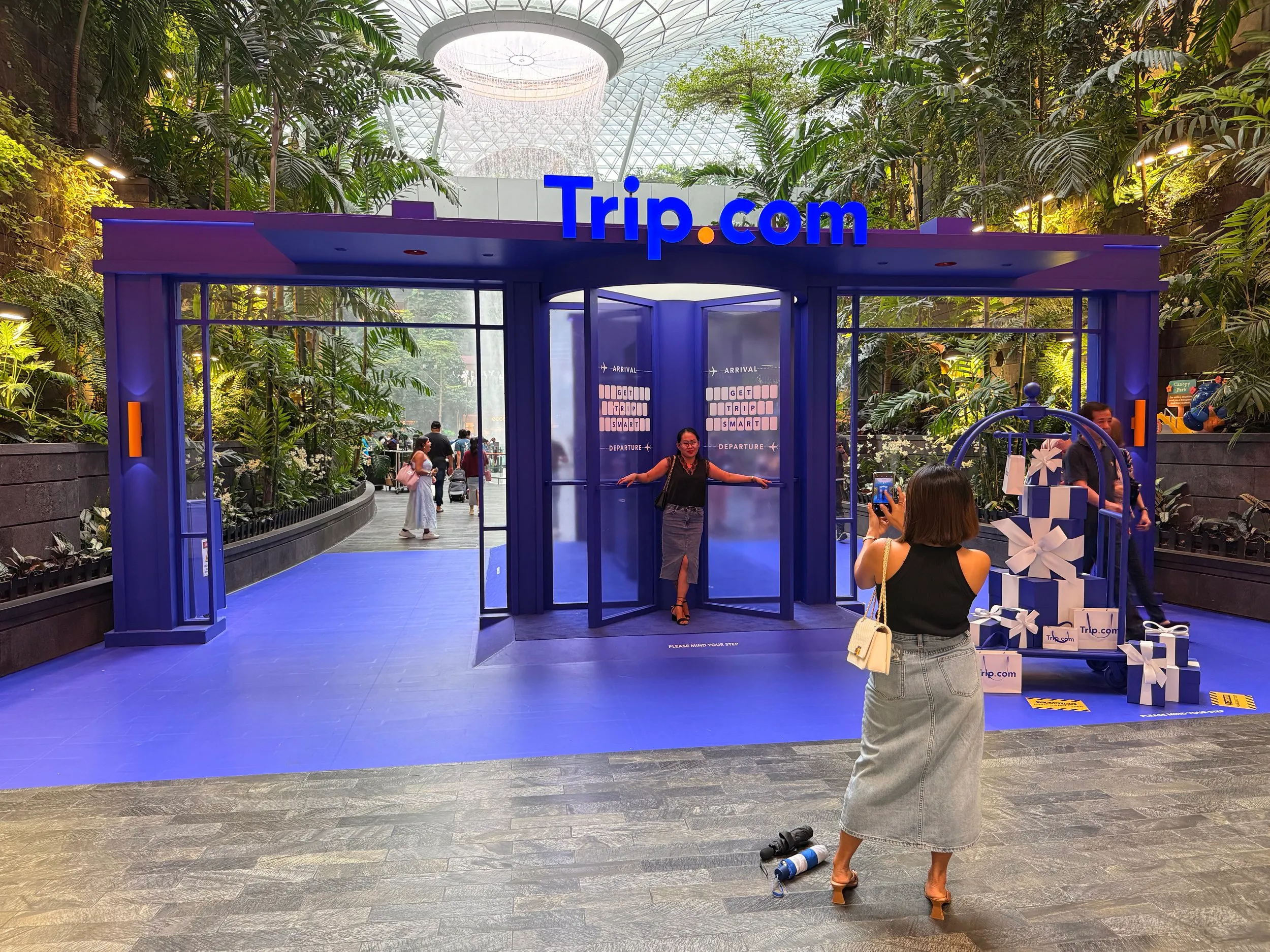 Trip smart terminal activation at Jewel Changi, photo one