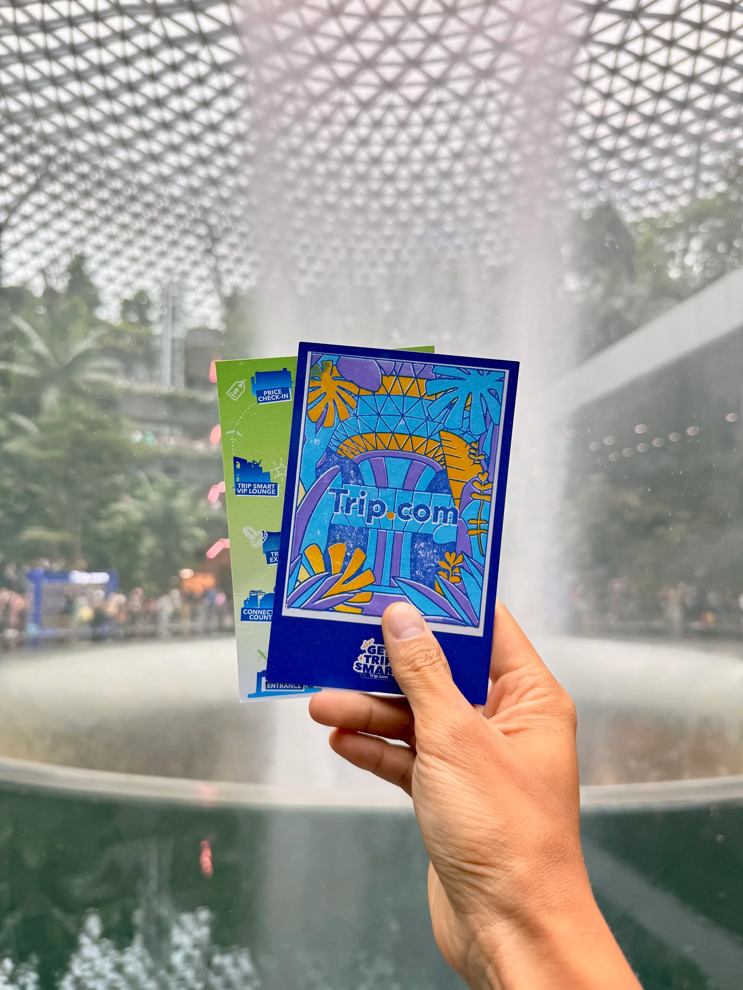 Trip smart terminal activation at Jewel Changi, photo two