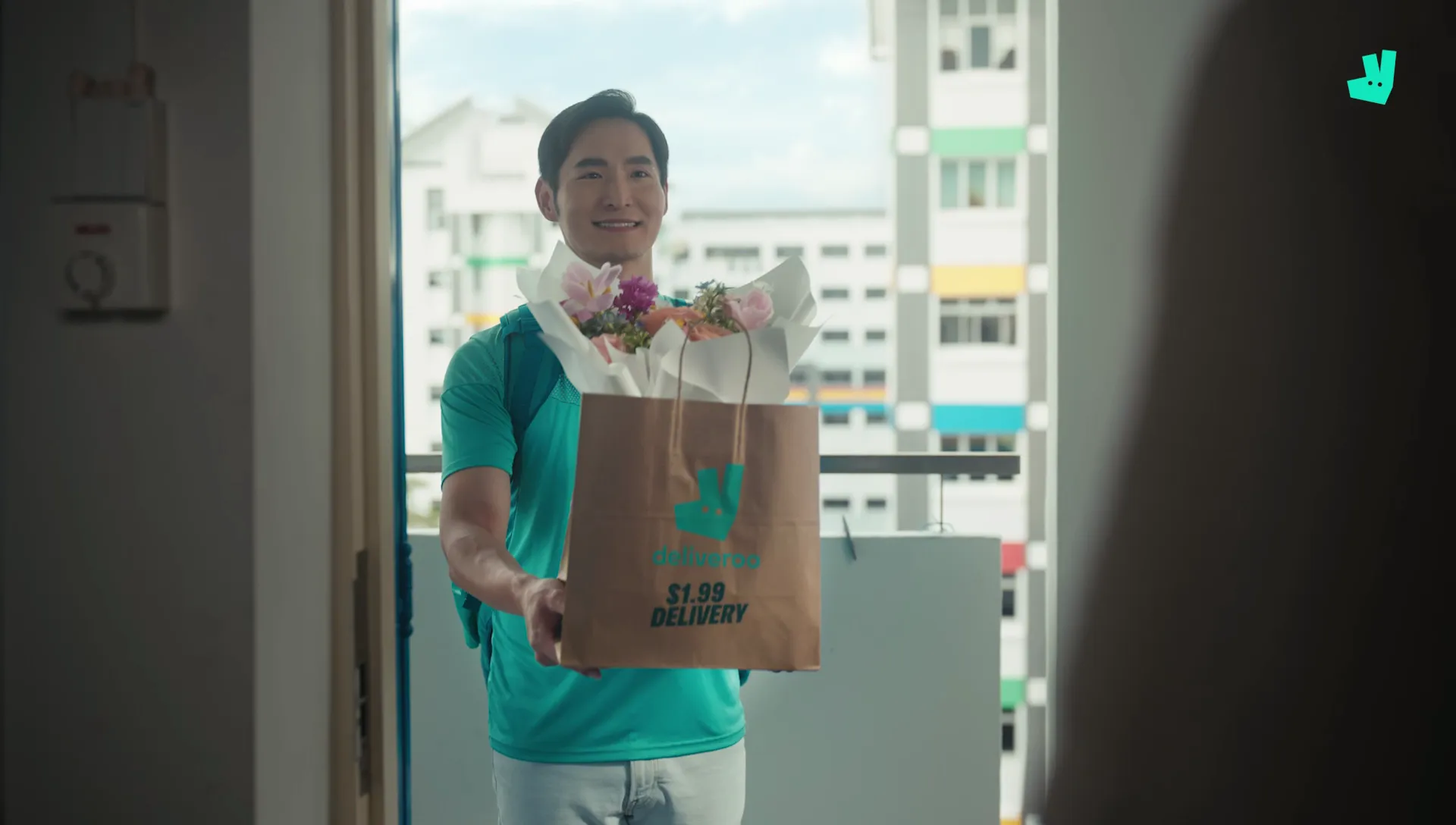 No Need to Think film still — Busy Day, Deliveroo delivery moment