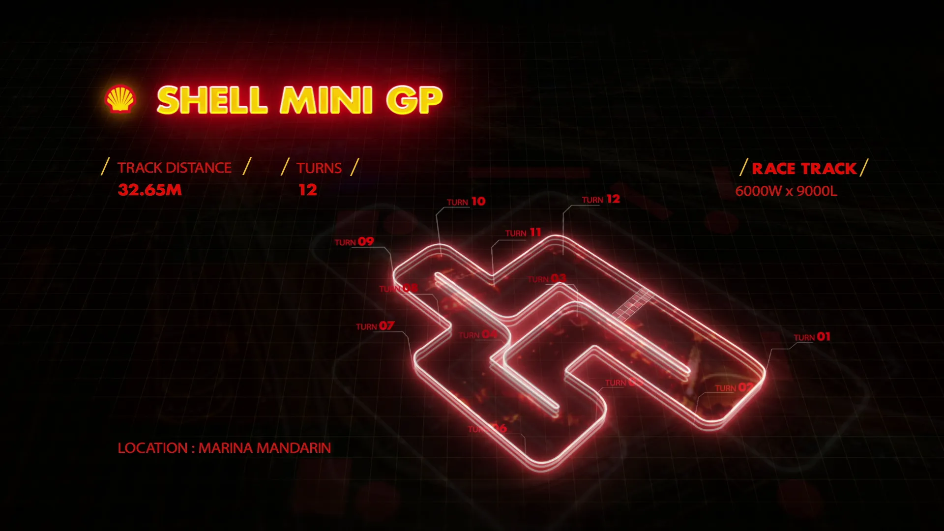 Shell Mini GP recap film still — Sebastian Vettel arriving at the Mini GP